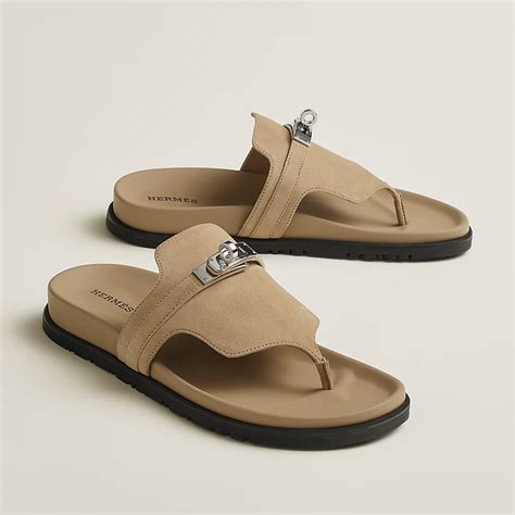 hermes fuzzy sandals|Hermes empire sandals.